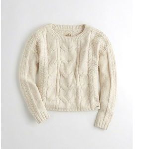 Hollister Knit cropped sweater